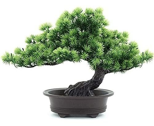 Figura Decorativa Yoerm Árbol De Bonsái Artificial Enebro 