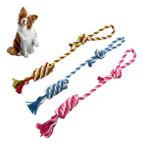 Juguete Para Masticar Con Cuerda De Algodón Para Perros, Jug