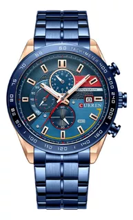 Reloj Curren Hombre 8410 Cronógrafo Deportivo Luminoso