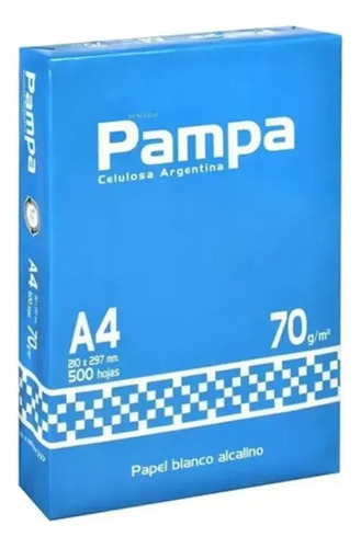 Resma Pampa A4 Multifunción De 500 Hojas De 70g Blanco Entr