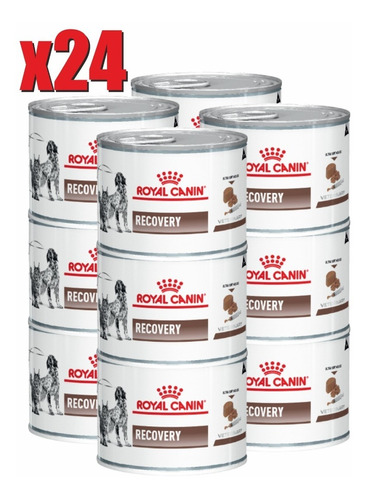 Combo 24 Latas Recovery Rs Royal Canin De 145 Gr.