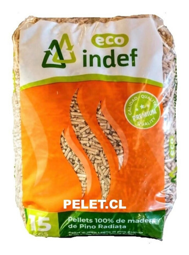 Pellet Madera Pack 15 Bolsas 15kg (despacho Solo En Curico)