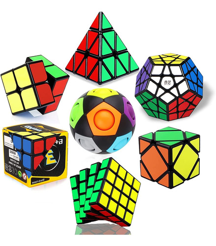 Speed Cube Set, Speed Cube Bundle De 2x2 3x3 4x4 Skew M...