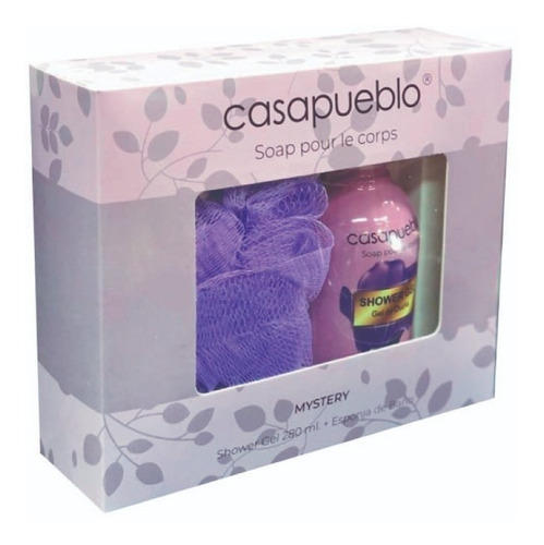 Pack Casapueblo Gel De Ducha Mystery+esponja 250 Ml