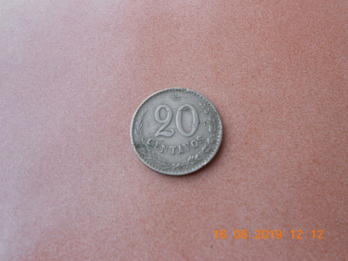 Moneda Antigua Paraguay - 20 Centavos - 1903 