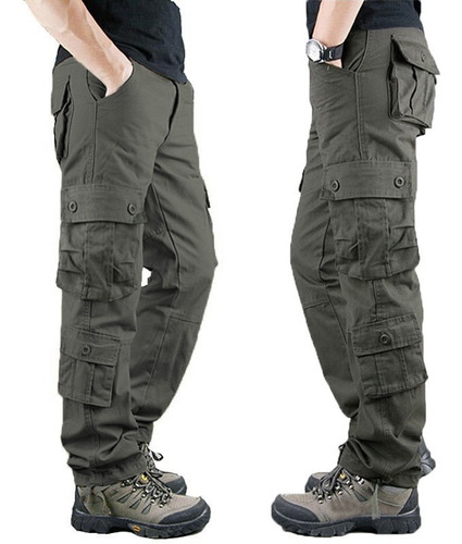 Pantalones Tácticos De La Policía Militar Comando 8 Bolsas C 