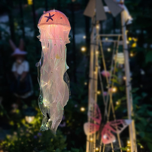 Luz De Medusas Para Acuario Lace Lampshade Ambient Light Roo