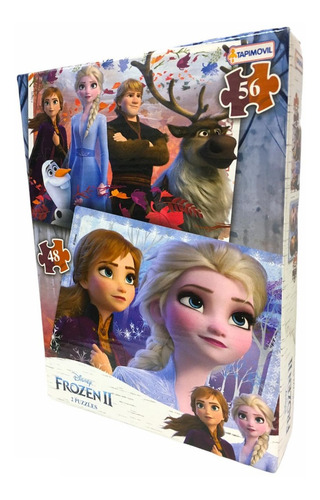 Imagen 6 de 9 de Puzzle Frozen 2 Rompecabezas Infantil Original 07845 Bigshop