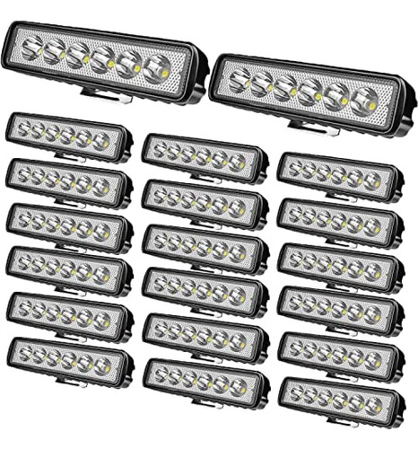 Mini Barra Led Muvkqc, Carrito De Golf De 20 Piezas De 6 Pul