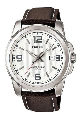 Reloj Para Hombre Casio Mtp-1314l-7avdf Marrón