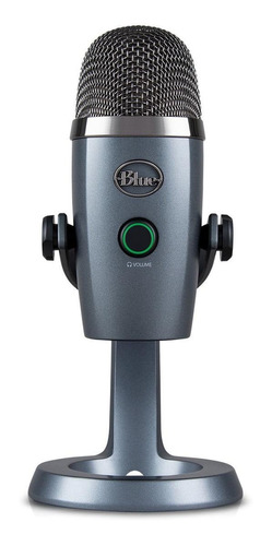 Imagen 1 de 2 de Micrófono Blue Yeti Nano condensador omnidireccional y cardioide shadow grey