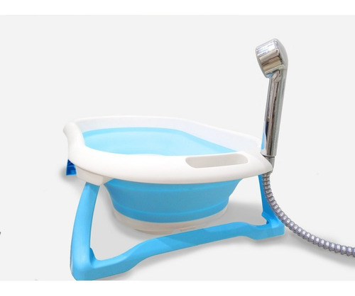 Imagen 6 de 8 de Bañera Plegable Para Bebe Punti Flexi Wash Reclinable Tapon