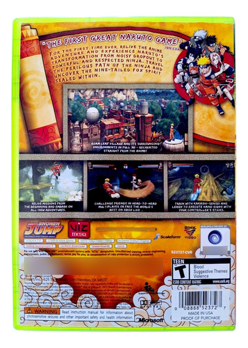 Naruto Rise Of A Ninja Xbox 360 (Usado)