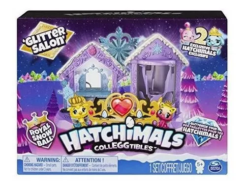 Hatchimals CollEGGtibles, Glitter Salon Playset with 2 Exclusive  Hatchimals, Girl Toys, Girls Gifts for Ages 5 and up 