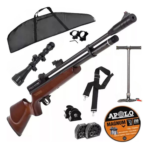 Rifle Aire Comprimido Pcp Beeman Chief 5,5 Infla + Mira