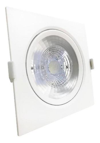 Spot Led Pp 12w Embutir 6500k Quadrado Startec