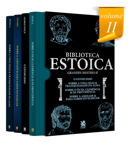 Livro Biblioteca Estoica: Grandes Mestres Volume 02 - Box Co