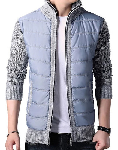 Chaqueta Tipo Suéter Para Hombre  Ropa De Abrigo Casual De F