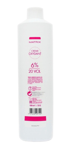 Oxidante En Crema Matrix 20 Vol 1000 Ml.