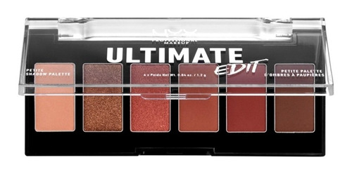 Paleta De Sombras Ultimate Petite Palette Warm Neutrals Nyx