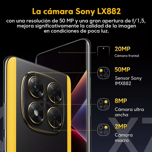 Smartphone Xiaomi Poco X7 5g + 4g Lte 512gb + 12gb Ram