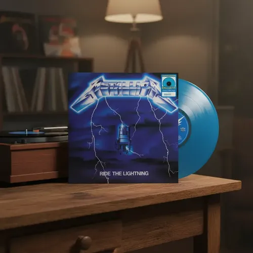 Metallica Ride The Lightning Lp Vinil Blue Walmart Exclusive