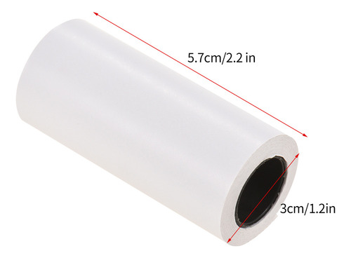 D 5 Rollos De Papel Térmico Sin Bpa De 57 X 30 Mm For