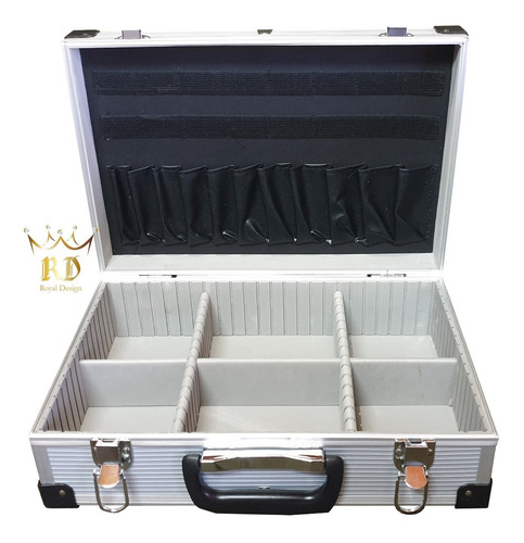 Imagen 4 de 6 de Maletín Aluminio * Reforzado* Caja Porta Herramientas, Maquillaje, Cosméticos, Etc