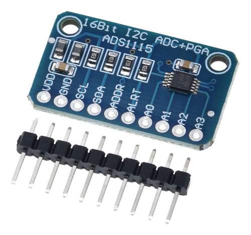 Módulo Ads1115 Bit I2c Adc De 4 Canales Con Amplificador Pro