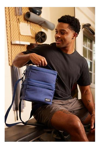 Packit Mod 3-en-1 Lunch Box, Verdadero Azul, Sistema De Y De