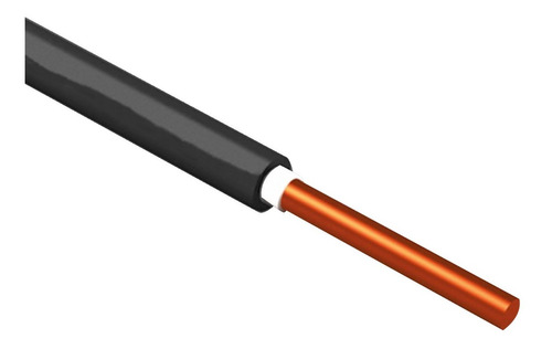 Cable Alambre Nya 2.5mm Negro H07v-u750v Terafix R-50mts