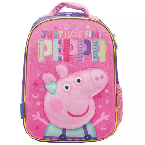 Mochila Espalda Jardin 12 Pulgadas Peppa Pig 3d Magic4ever
