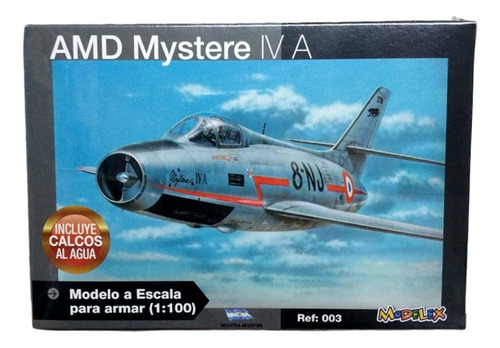 Avion Maqueta Amd Mystere Iv A 1/100 Modelex