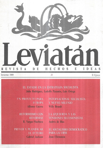 Leviatán Revista De Hechos E Ideas 38