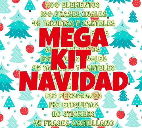 Vectores Mega Kit Navidad