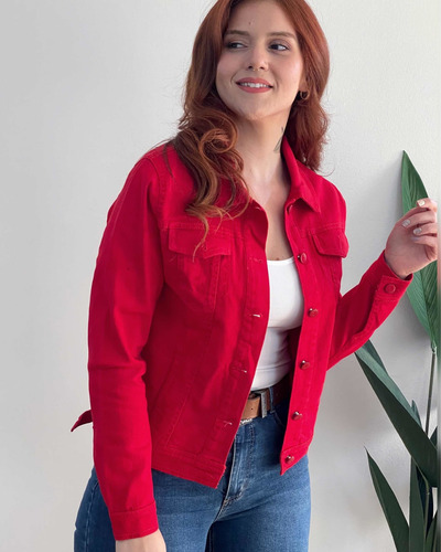 Imagen 3 de 4 de Chaqueta Mezclilla Denim Claro