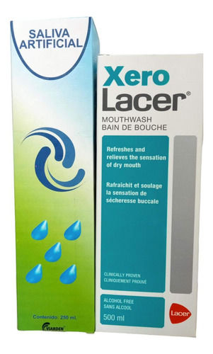 Kit Para Xerostomía Colutorio Xero Lacer+saliva Artificial