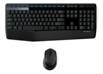 Comprar Teclado Logitech + Mouse Mk345 Wireless Usb Negro