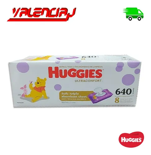 Toallas Húmedas Huggies X 640 Und - Unidad a $1192