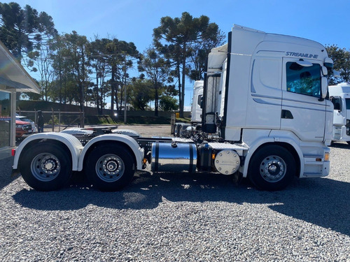 Imagem 5 de 19 de Scania R440 Streamline 2017 6x2 Branca Scania 440 6x2 Volvo