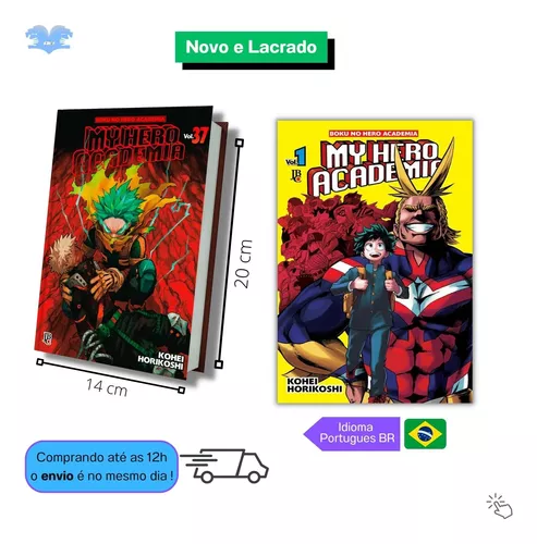 Mangá My Hero Academia Vol. 1 ao 30 - Boku No Hero Academia (volumes  avulsos) Lacrado - Em Português