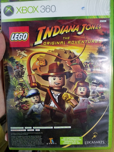 Lego Indiana Jones Y Kung Fu Panda Xbox 360 Físico Original 