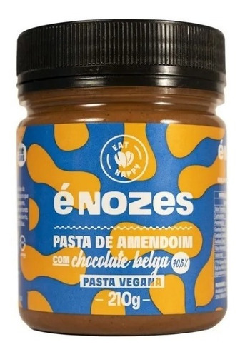 Imagem 1 de 3 de Pasta De Amendoim Com Chocolate Belga 70,5% - É Nozes -