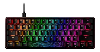 Teclado Mecânico Gamer Hyperx Alloy Origins 60% Switch Aqua