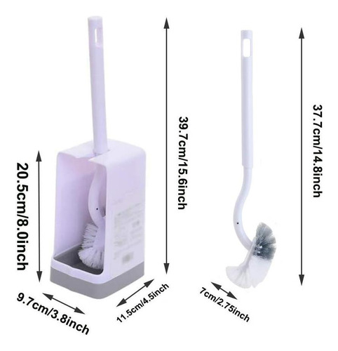 Cepillo Y Soporte De Tazón De Baño Marbarsse, Cepillo Para Y