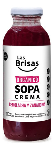 Sopa Crema Remolacha Y Zanahoria Organico Las Brisas X 330cc