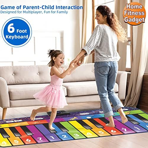Sunlin Alfombrilla De Piano De Piso De 6 Pies Para Niños Y N