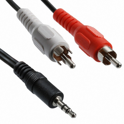 Cable Rca 2x1 Audio 3.5mm 1.5mt