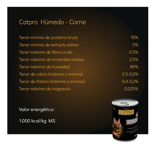 Imagen 3 de 4 de Alimento Húmedo Catpro 36 Latas 90 Gr. Sabor Carne