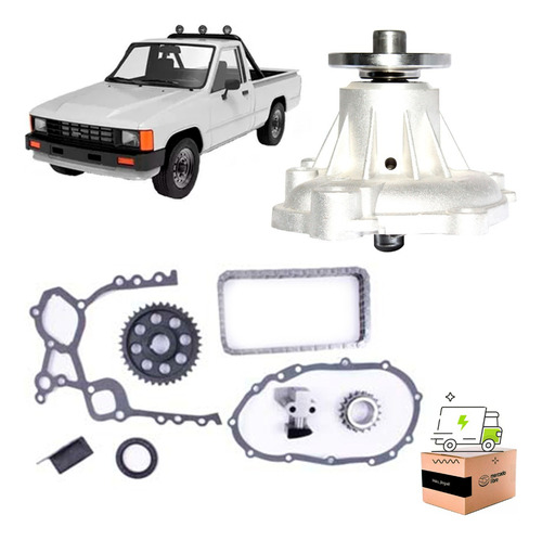 Kit Distribucion + Bomba Agua Toyota Hilux 2.2 4y Yn67 87-88